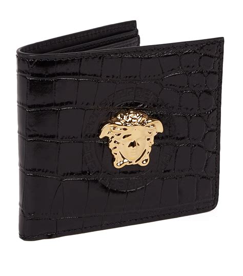 mens wallets versace|versace signature for men.